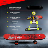 COMING SOON - Jaspo Black Duck Fibre Skateboard - 26x6.5 inches, Fully Assembled for All Ages (Gunshot)