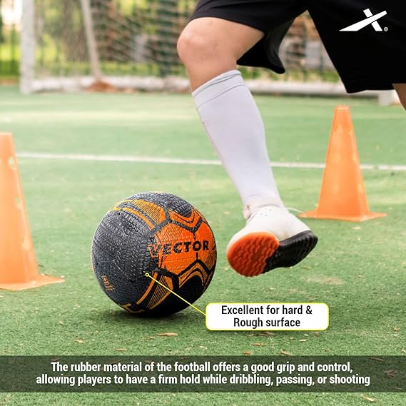 COMING SOON - Vector X Street Soccer Rubber Moulded Football