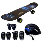 COMING SOON - Jaspo Fiber Composite Black Panther Fibre Skateboard Combo (26.5 * 6.5") For Age Group 7 Years And Above (Pro)