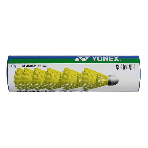 Yonex Mavis 350 Green Cap Nylon Shuttlecock (Yellow)