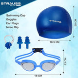 COMING SOON - STRAUSS Swimming Goggles Set with UV and Anti Fog Protection - Ideal for All Age Group